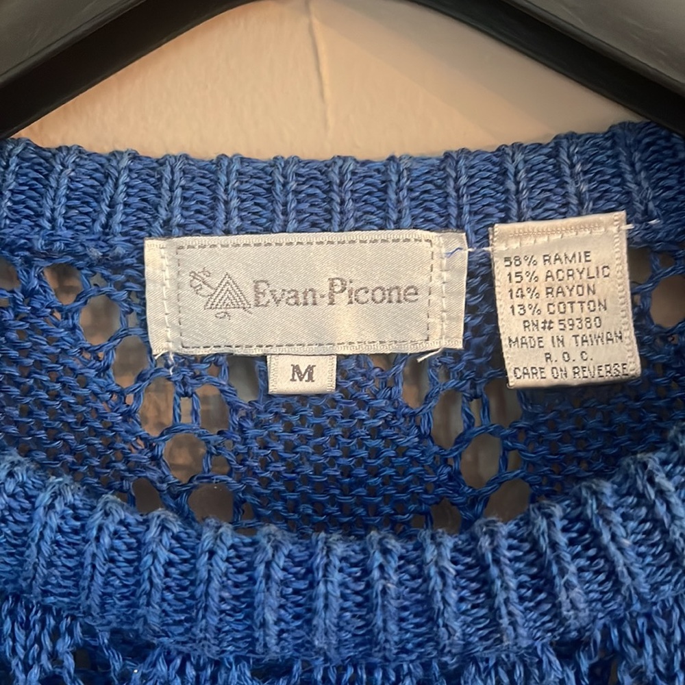 Evan Picone Vintage Knit Sweater - Picture 2 of 7